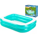 BESTWAY Family Pool 201 x 150 x 51 cm blau/weiß