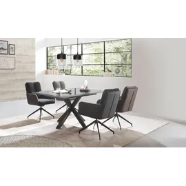 Mäusbacher Vitrum 160/210 x 75 cm Glas Kreidegrau