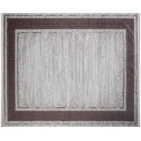 Vintage-Teppich Samt, Braun, Hellgrau, Textil, Vintage, rechteckig, 160x230 cm, Teppiche & Böden, Teppiche, Vintage-Teppiche