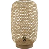 GLOBO Bambus Rattan 1x 6 Watt 810 Lumen braun