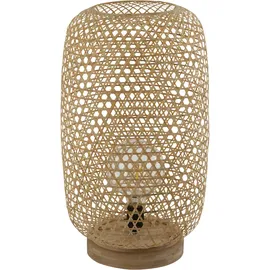 GLOBO Bambus Rattan 1x 6 Watt 810 Lumen braun