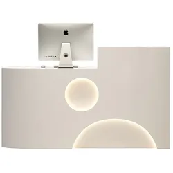 Ladenkasse kleine Theke Ladentheke kassen Empfangstheke Empfangstisch links Beige 200*60cm