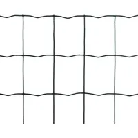 vidaXL Maschendrahtzaun 10 x 0,8 m grün