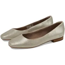 TOMS Briella-Ballerinas für Damen, Champagner Metallic Suede, 39 EU