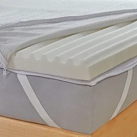 Traumschlaf 7-Zonen Topper 140 x 200 cm weiß