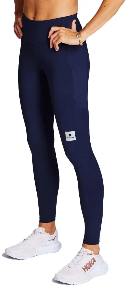 Saysky Damen Combat+ Long Tights blau