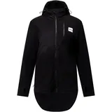 Eivy Damen Techlight Ziphood Fleece Jacke, Schwarz, S EU