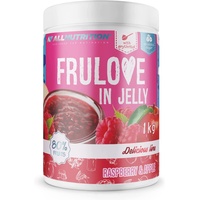 ALLNUTRITION Frulove In Jelly Raspberry & Apple - Zuckerfreie Marmelade - Marmelade ohne Zucker - 80% Jelly Fruit Kalorienarme Süßigkeiten - Fruchtaufstrich ohne Zucker - Brotaufstrich Vegan - 1000g