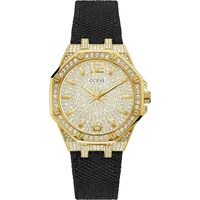 GUESS Shimmer GW0408L2 Damenuhr - Schwarz/Goldfarben