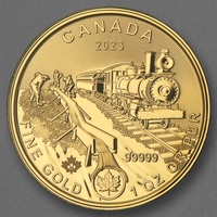 Royal Canadian Mint 1 Unze Gold Klondike Goldrausch Weg des Goldes 2023