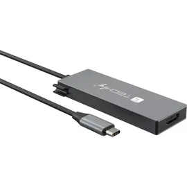 TECHLY Hub USB-C 4 in 1
