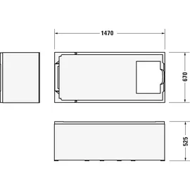 Duravit No.1 Rechteckbadewanne 150 x 70 cm (700487000000000)