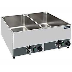 Distform Compact Doppeltes Elektrisches Tischgerät Bain Marie Doppeltes Elektrisches Gerät Bain Marie