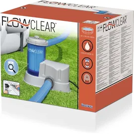 BESTWAY Flowclear transparente Kartuschenfilterpumpe
