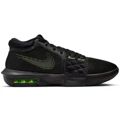 NIKE Herren Basketballschuhe LEBRON WITNESS VIII, BLACK/WHITE-VOLT, 43