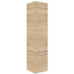 Hochschrank Serie MAA, 2 Türen, Asteiche, Anschlag rechts, 350 x 1585 x 370 mm - 93 157 18