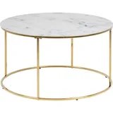 VCM ebuy24 Couchtisch Gold Holzwerkstoff, 80x44x80 cm, Wohnzimmer, Wohnzimmertische, Couchtische