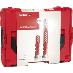 Fischer Duo Power Dübel spreizt, klappt oder knotet, in L-Boxx, 910 Dübel