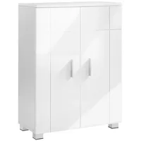 VASAGLE Badezimmerschrank, Sideboard, Beistellschrank mit verstellbaren Regalebenen, Flurschrank, TÜr