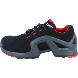 Uvex Halbschuh schwarz/rot uvex 1 x-tended support, S3 EU-Schuhgröße: 41