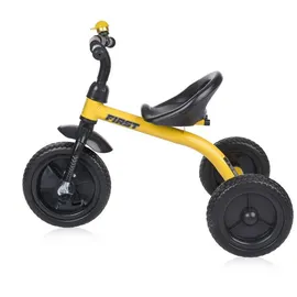 Lorelli Dreirad First, ergonomischer Sitz, EVA-Räder, Sitzposition verstellbar gelb