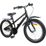 vidaXL Kinderfahrrad 18 Zoll schwarz