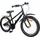 vidaXL Kinderfahrrad 18 Zoll schwarz