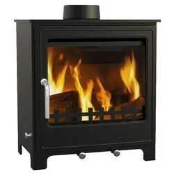 EEK A Kaminofen Z08, externe Zuluft, Holz&Kohle + dauerbrandf. – 8 kW
