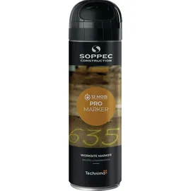 soppec Baustellenmarkierspray Pro Marker schwarz 0,5 l