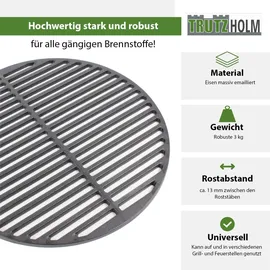 Trutzholm Grillplatte Ø 34,3 cm Gusseisen schwarz