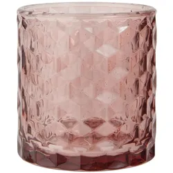 IB Laursen Kerzenhalter für Teelicht farbig Glas, malva
