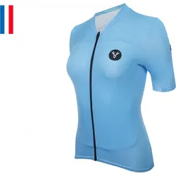 LeBRAM Maillot Manches Courtes Femme Allos Bleu Ciel hellblau L