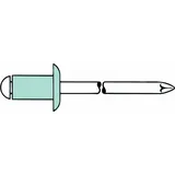 Gesipa Blindniete Alu/Stahl 6 x 20
