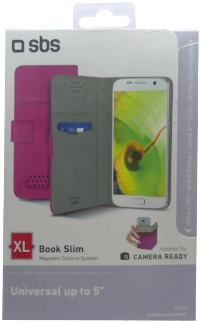 SBS Handyhülle Bookslim Universal Smartphones 5