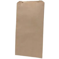 BIOZOYG 1000 Stück Papierbeutel 15x6x28cm umweltfreundliche braune Flachbeutel umweltfreundliche Kraftpapier-Tüten, für Lebensmittel und Geschenke