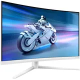 Philips Evnia 32M2C5501-32 Zoll QHD Curved Gaming Monitor, 180 Hz, 1 ms GtG, FreeSync Premium (2560x1440, 2X HDMI 2.0, 1x DisplayPort1.4) Weiss