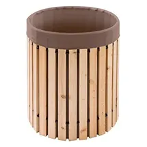 BECKMANN Regentonne aus Lärchenholz 200 l braun