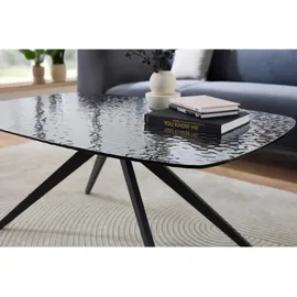 Stolkom Elias Schwarz Glas 110 x 44 x 70 cm