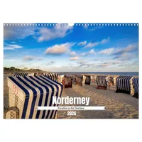 Calvendo Norderney Paradies in der Nordsee (Wandkalender 2026 DIN