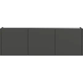 Germania Mehrzweckschrank 138 cm x 45 cm x 25 cm Graphit