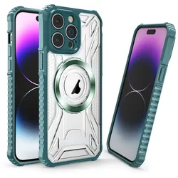 Hülle für Apple iPhone 15 Pro Handy Schutz Case Cover Magsafe Bumper Etui Schale