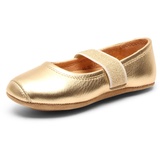 Bisgaard Ballet Geschlossene Ballerinas, Gold, 33 EU