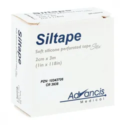 Siltape 2 cmx3 m Silikonpflaster