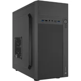 NATEC Genesis Obudowa Natec Helix USB-C (NPC-2171) (mATX, Mini-ITX), PC Gehäuse, Schwarz