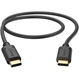 Hama USB-C auf USB-C 0,5 m Schwarz