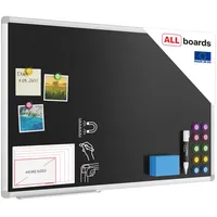 ALLboards Kreidetafel 90 x 60 cm Schwarz