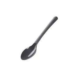 Mehrweg Teelöffel Schwarz 14 cm | 100 Stück | Spülmaschinenfest, langlebig & geschmacksneutral