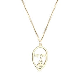 Elli Erbskette Twinkle Face Design Anhänger 925 Silber Ketten   Damen 