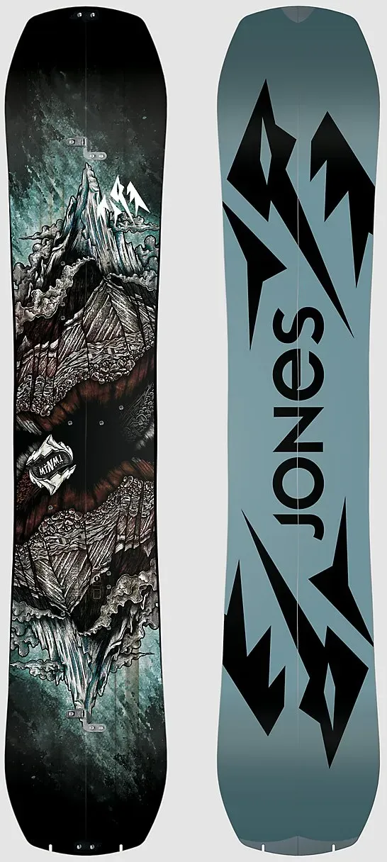 Jones Snowboards Mountain Twin Splitboard black Gr. 157