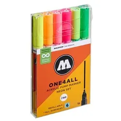 MOLOTOW One4All Acrylstifte farbsortiert 2,0 mm, 6 St.